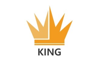 Crown Logo Template Vector Icon V13