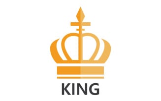 Crown Logo Template Vector Icon V14