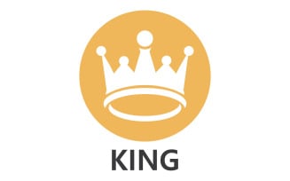 Crown Logo Template Vector Icon V25