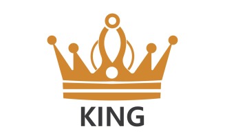 Crown Logo Template Vector Icon V2