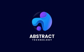 Abstract Color Gradient Logo Style