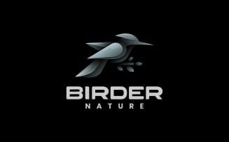 Bird Nature Gradient Logo