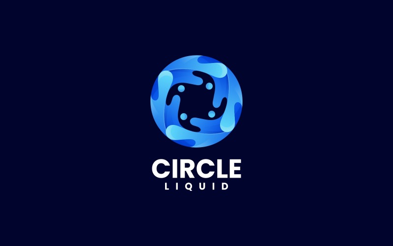Circle Gradient Logo Style Logo Template