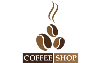 Coffee Bean Logo And Symbol V10