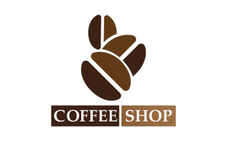 Coffee Bean Logo And Symbol V11