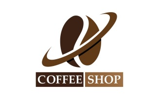 Coffee Bean Logo And Symbol V13