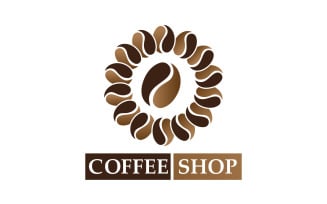 Coffee Bean Logo And Symbol V24