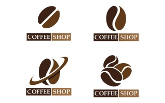 Coffee Bean Logo And Symbol V32