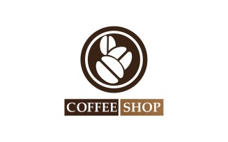 Coffee Bean Logo And Symbol V4