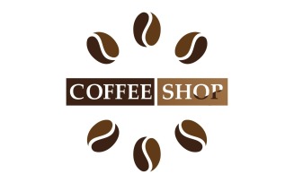 Coffee Bean Logo And Symbol V7