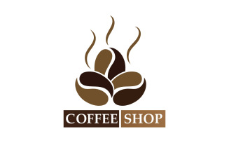 Coffee Bean Logo And Symbol V8