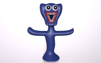Huggy Wuggy Toy Low-poly 3D model
