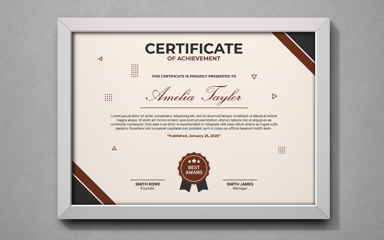 Kit Graphique #238059 Certificate Ralisation Divers Modles Web - Logo template Preview