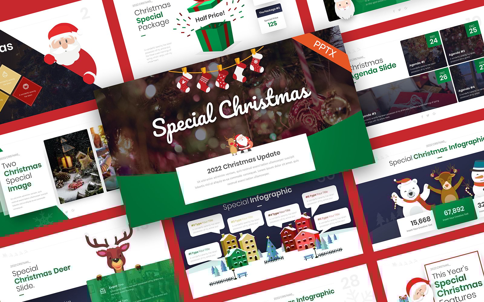 Template #238125 Celebration Christmas Webdesign Template - Logo template Preview