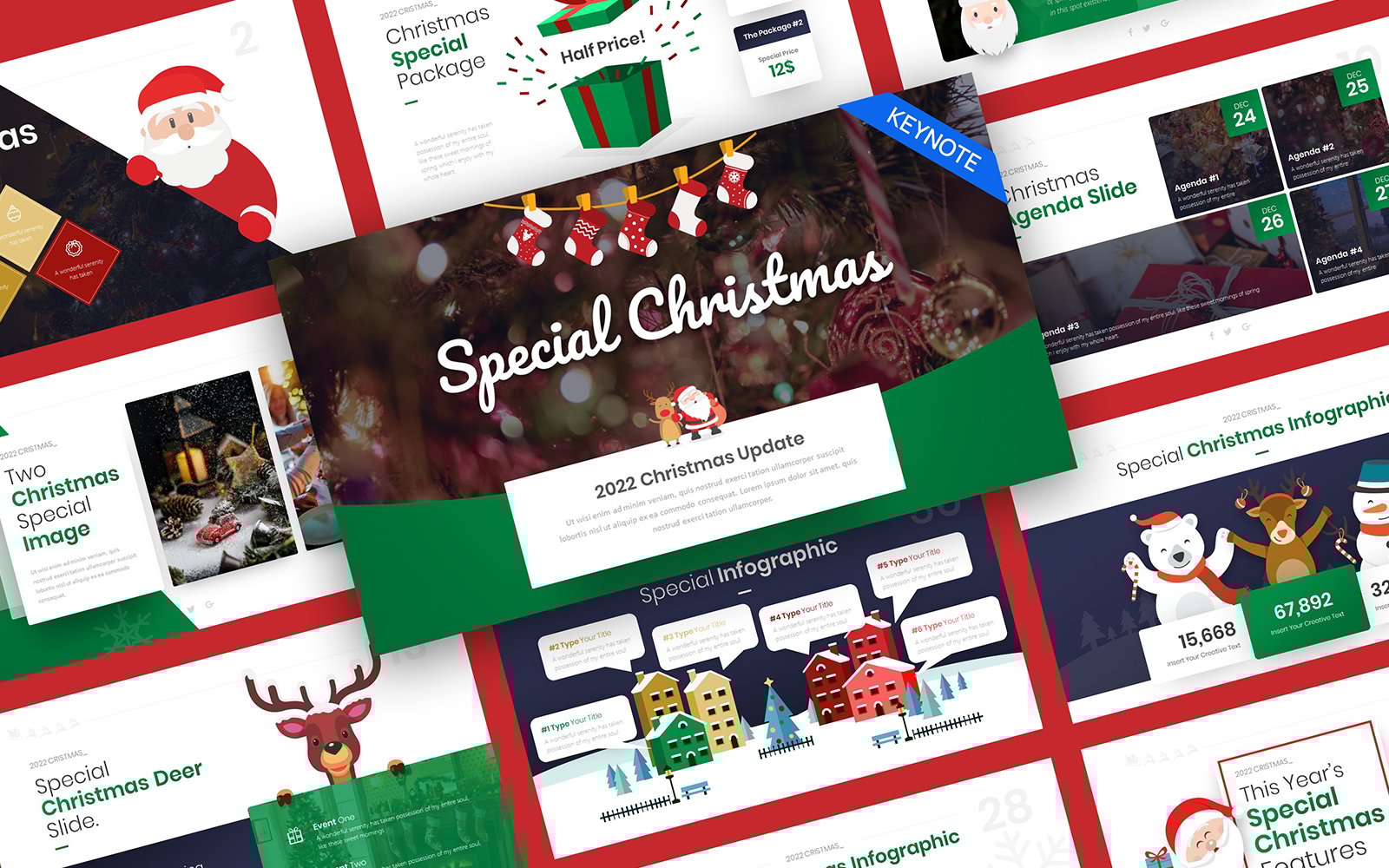 Template #238126 Celebration Christmas Webdesign Template - Logo template Preview