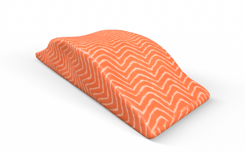 Salmon fish meat Low-poly 3D model Model