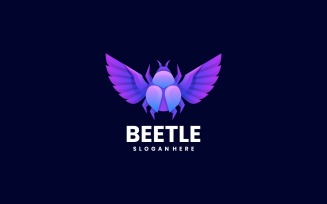 Beetle Wings Gradient Logo