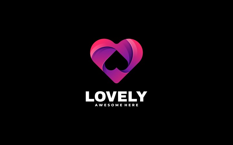 Lovely Color Gradient Logo Style Logo Template