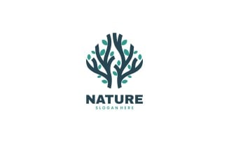 Nature Simple Mascot Logo Style