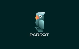 Parrot Color Gradient Logo