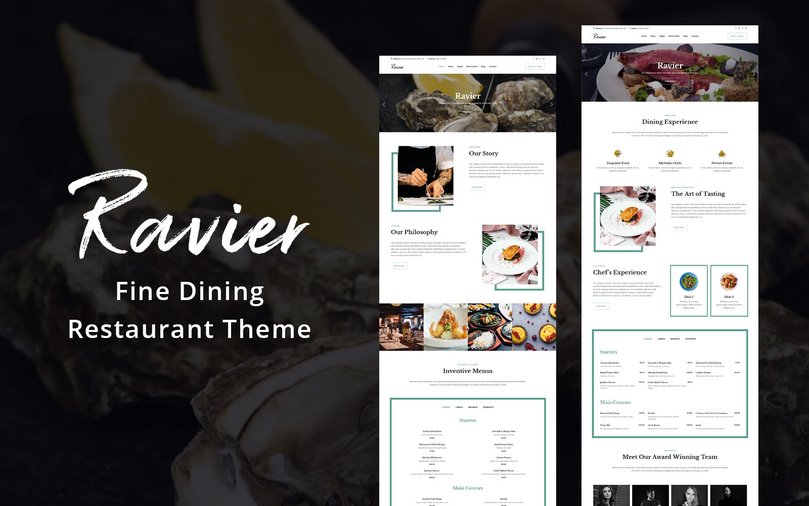 Kit Graphique #238316 Elementor Restaurant Divers Modles Web - Logo template Preview