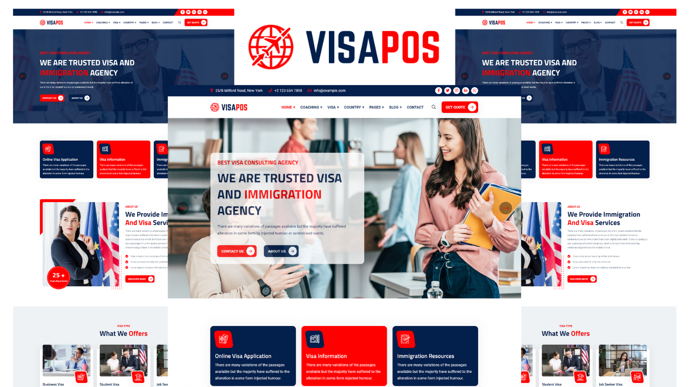 Visapos - Immigration and Visa Consulting HTML5 Template