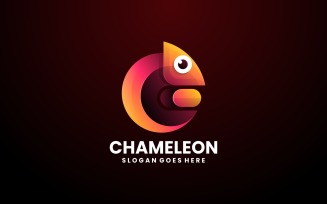 Chameleon Gradient Logo Design