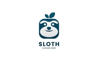 Sloth Simple Mascot Logo Design