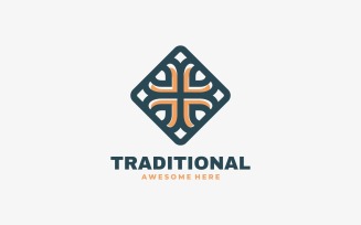 Traditional Simple Logo Style