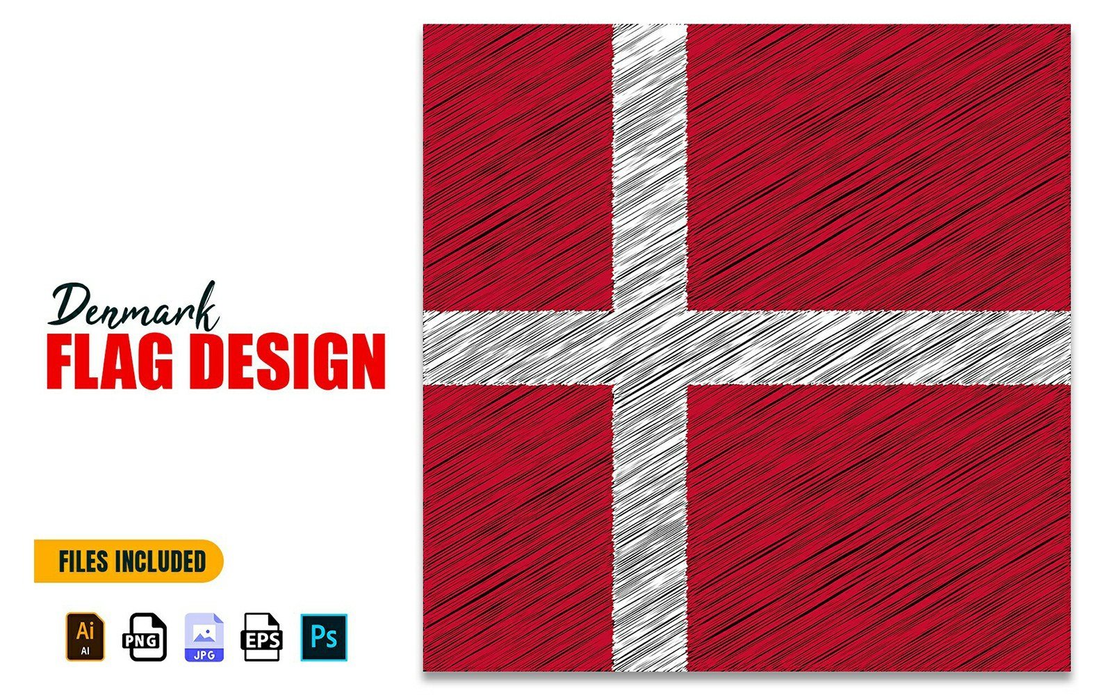 Kit Graphique #238475 Denmark Flag Divers Modles Web - Logo template Preview