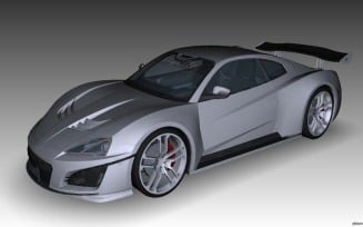 2022 Verdeleon Eco Car 3d Model