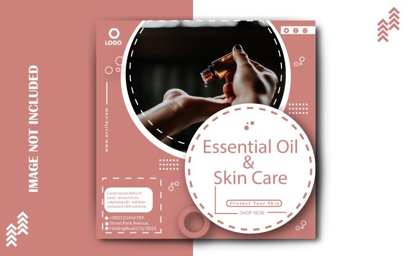 Beauty & Healthy Skin Care Banner Social Media