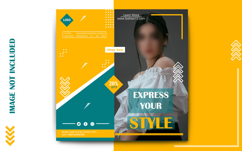 Express your style web Banner Social Media
