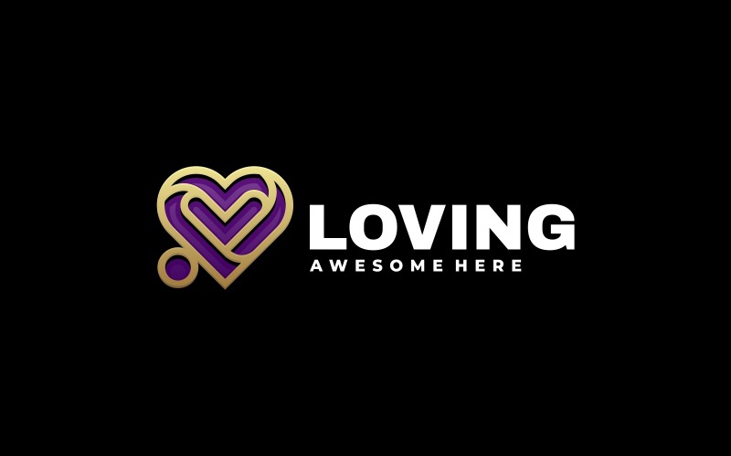 Love Line Art Logo Design Logo Template
