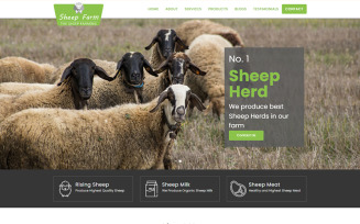Sheep Farm Multipurpose Bootstrap Website Template
