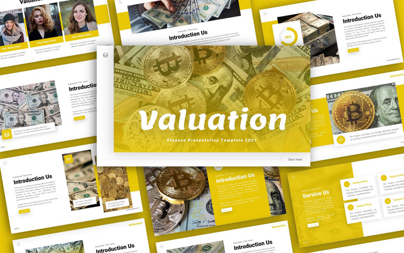 Valuation Finance Multipurpose PowerPoint Presentation Template PowerPoint Template