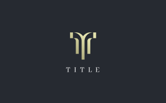 Luxury Elite Abstract Empire Golden Logo