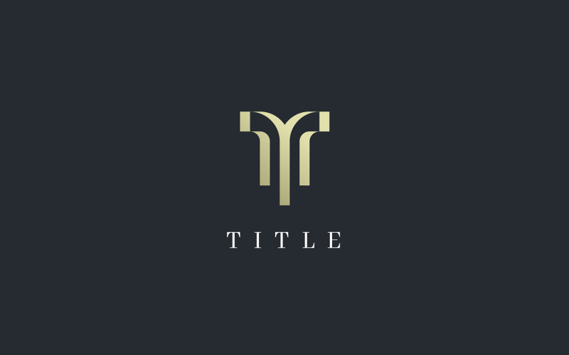 Luxury Elite Abstract Empire Golden Logo Logo Template