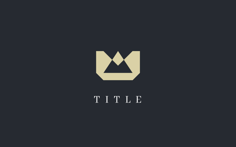 Luxury Elite King Royal Crown Logo Logo Template