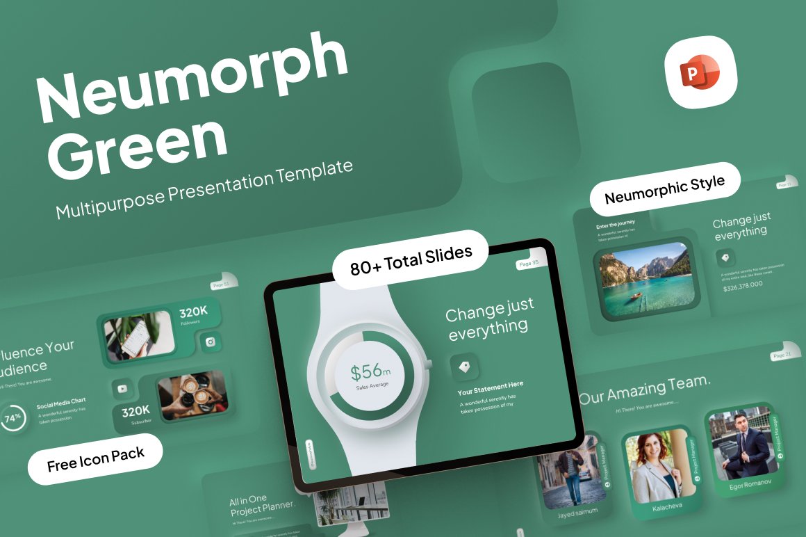 Template #238731 Neumorphic New Webdesign Template - Logo template Preview