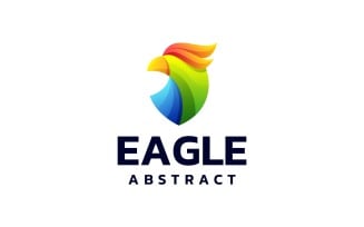 Eagle Bird Colorful Logo Style