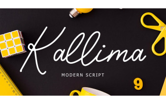 Kallima Modern Monoline Script Font - Kallima Modern Monoline Script Font