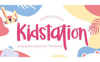 Kidstation Fun Children Display Font - Kidstation Fun Children Display Font
