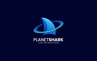 Planet Shark Gradient Logo