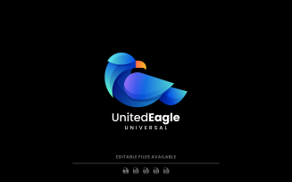United Eagle Gradient Logo