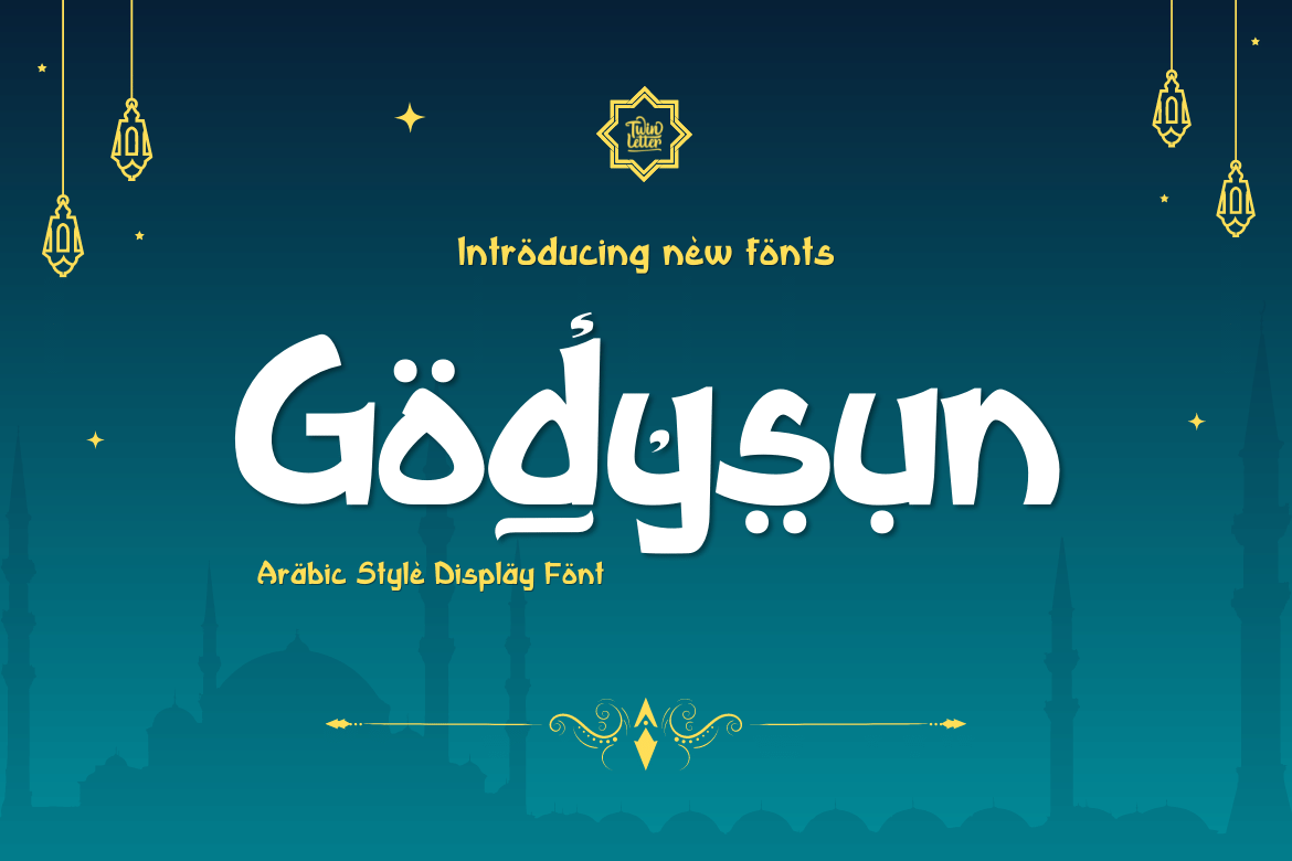 Godysun Arabic style font