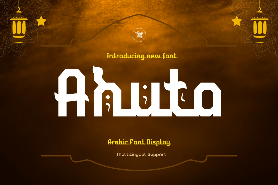 Ahuta Arabic display style font