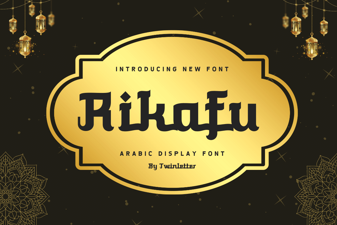 Introducing Rikafu Arabic style font