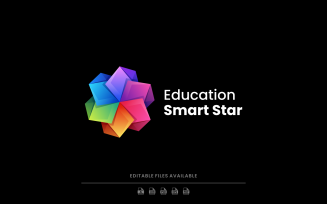 Education Colorful Logo Style