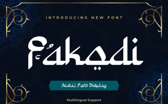 Introducing the Fakodi Arabic style font